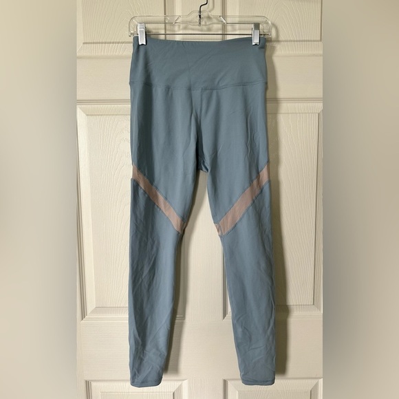 Out & About Baby Blue/Gray Leggings Size M - Picture 1 of 6